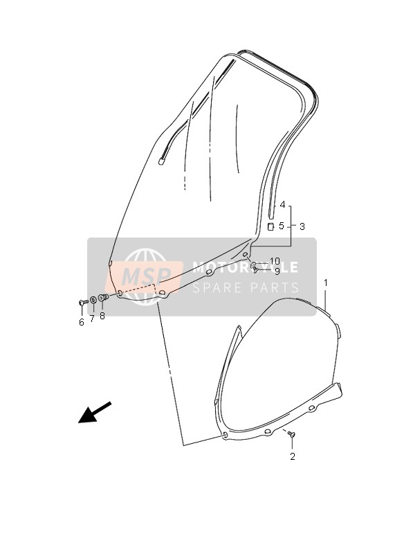 D211605165, Screw, Brace, Suzuki, 2